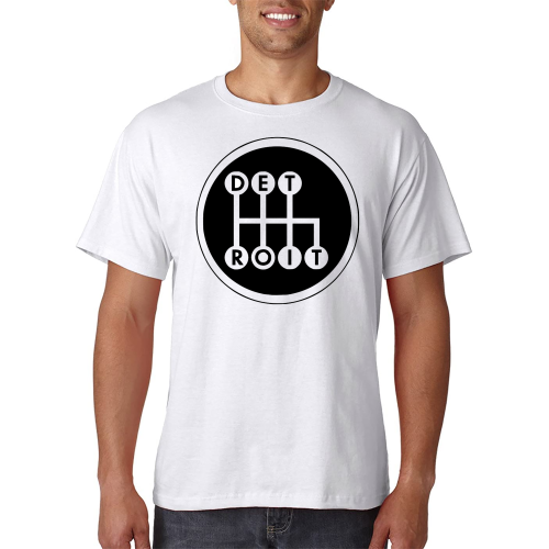 Detroit Stick Shift Design T-Shirt