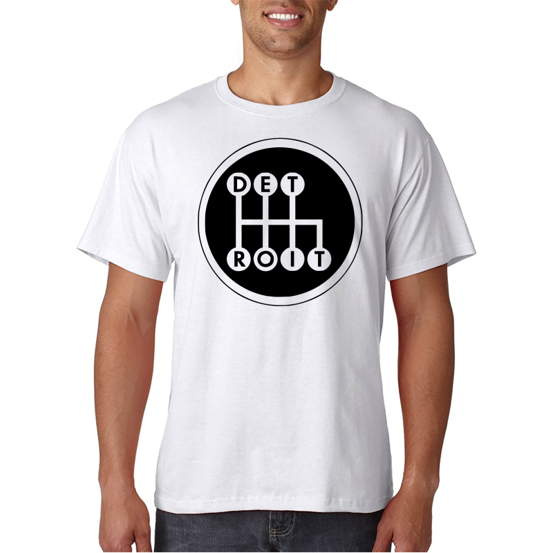 Detroit Stick Shift Design T-Shirt