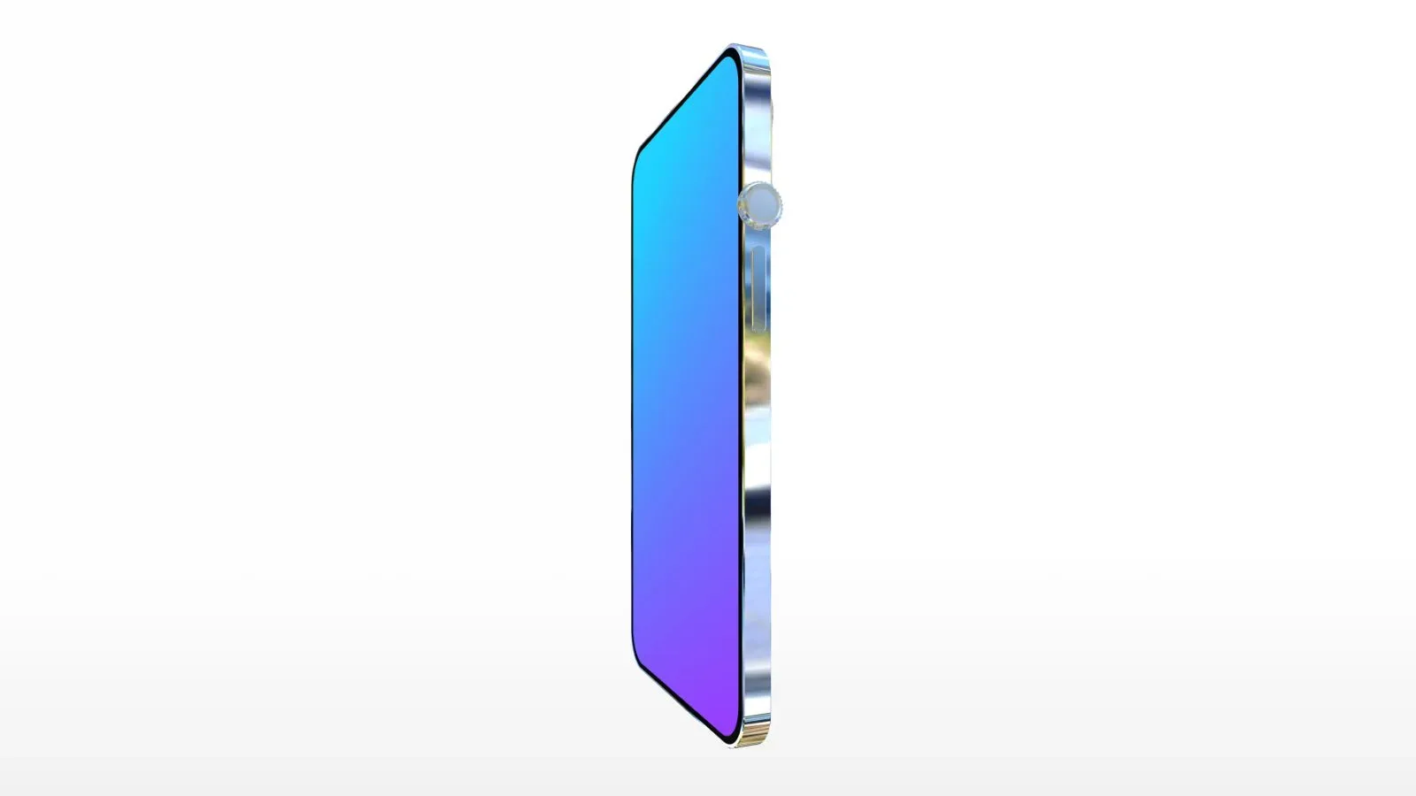 A virtual iPhone model customized with an oversized joystick and smartphone components