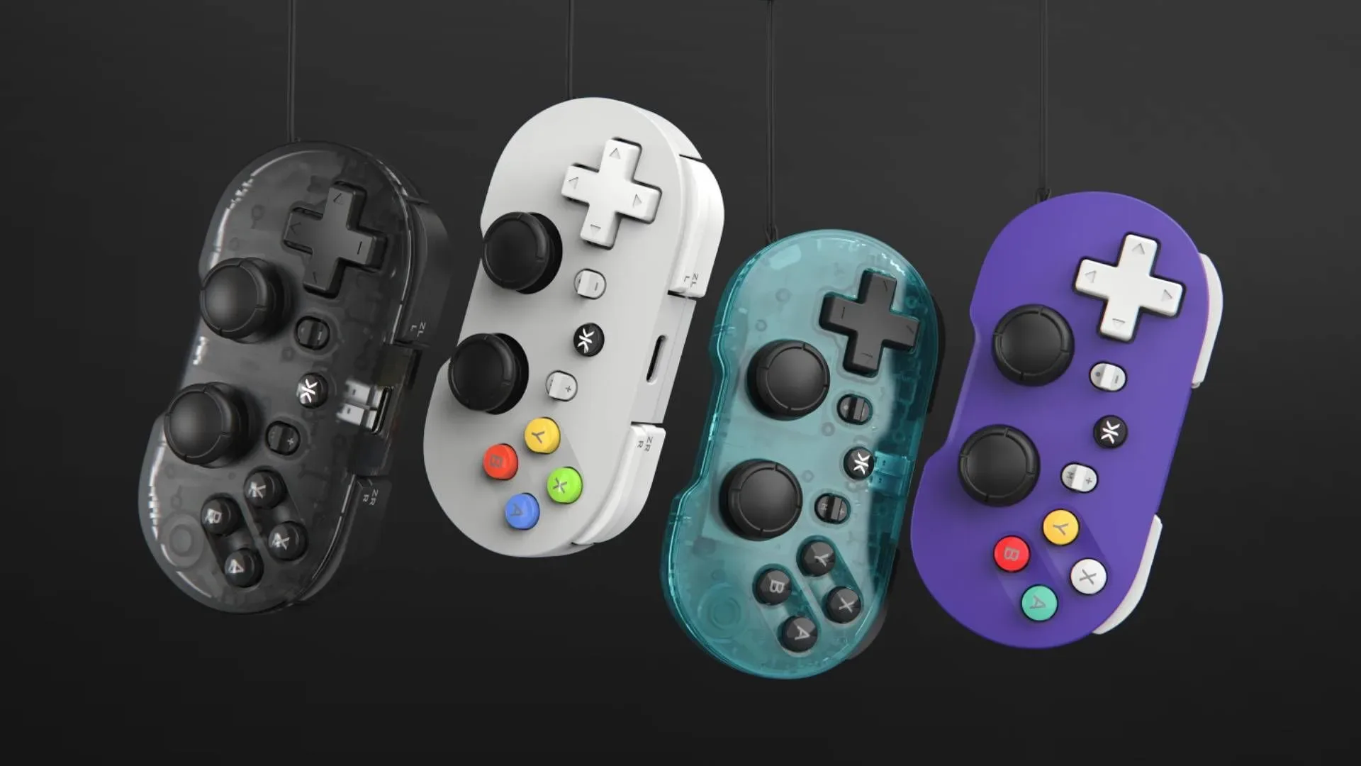 CRKD Atom+ compact controller in a retro-inspired colorway