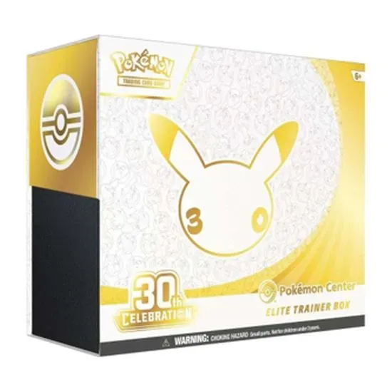 Pokémon TCG 30th Celebration promo card checklist organized by product