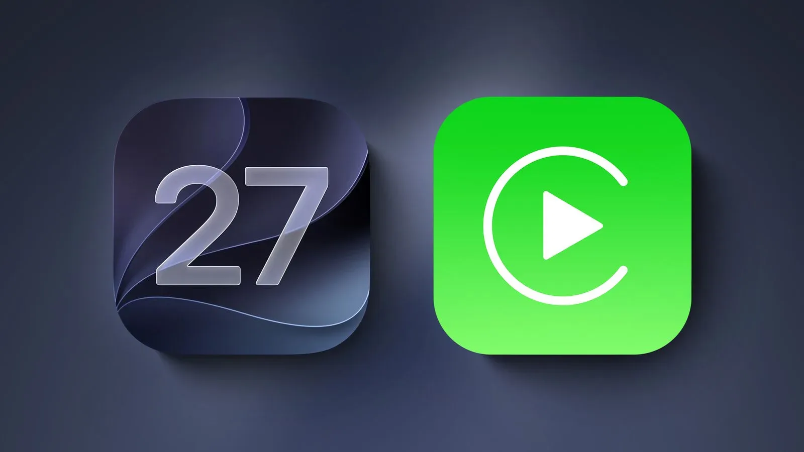 CarPlay dashboard displaying compatible iPhone widgets in iOS 27
