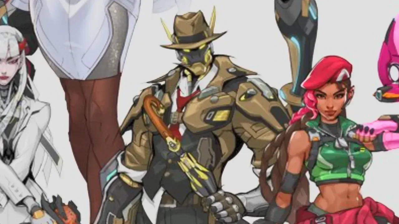 Overwatch 2 2026 hero roster image featuring Doctrine and the mysterious Omnic Support