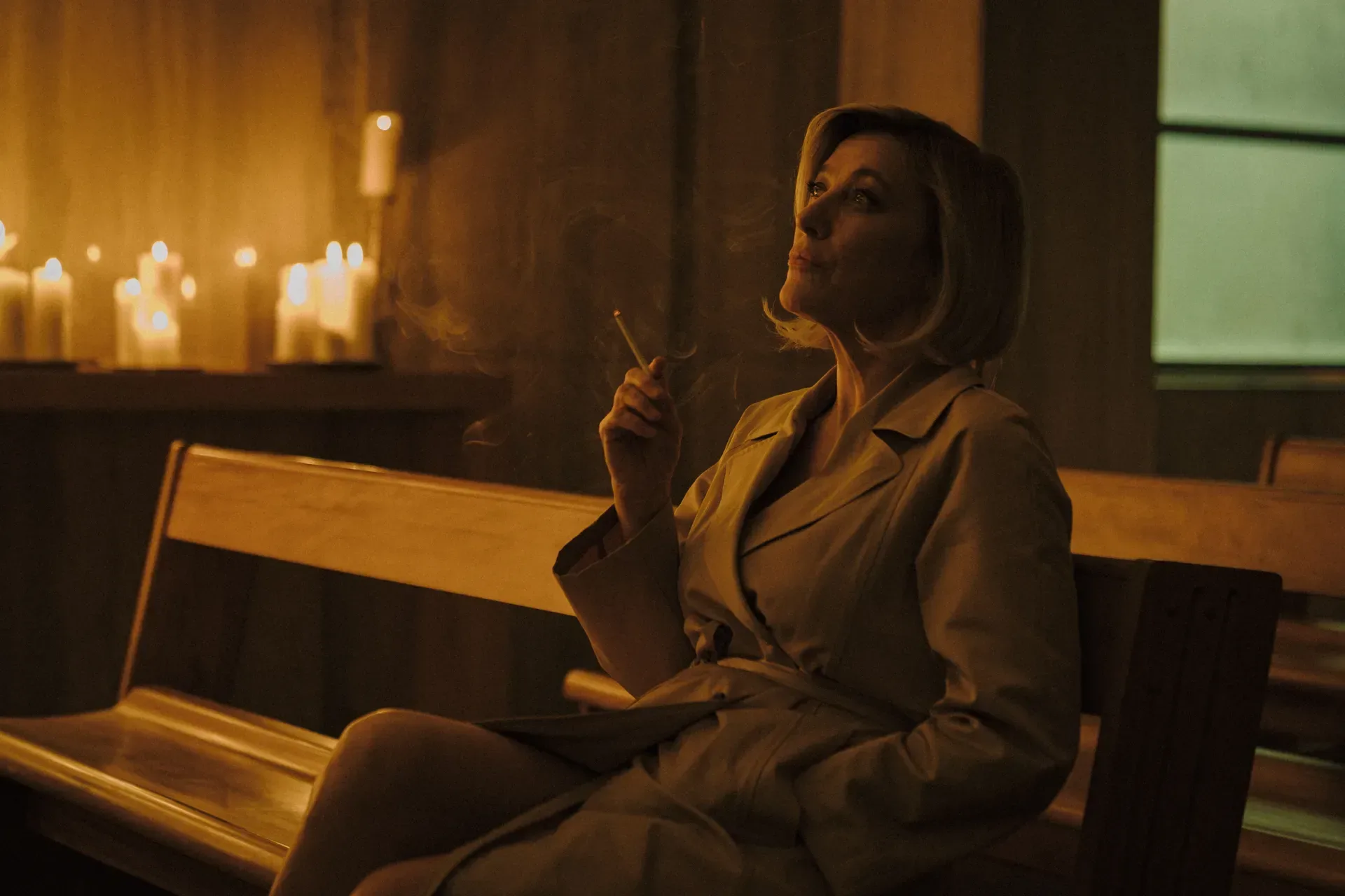 Valeria Bruni Tedeschi as the Stranger in Paolo Strippoli’s The Spiral