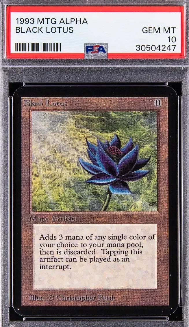 PSA 10 1993 Magic The Gathering Alpha Black Lotus