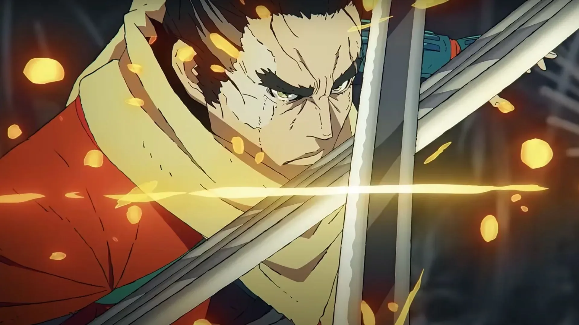Wolf faces Genichiro in Sekiro: No Defeat promotional artwork