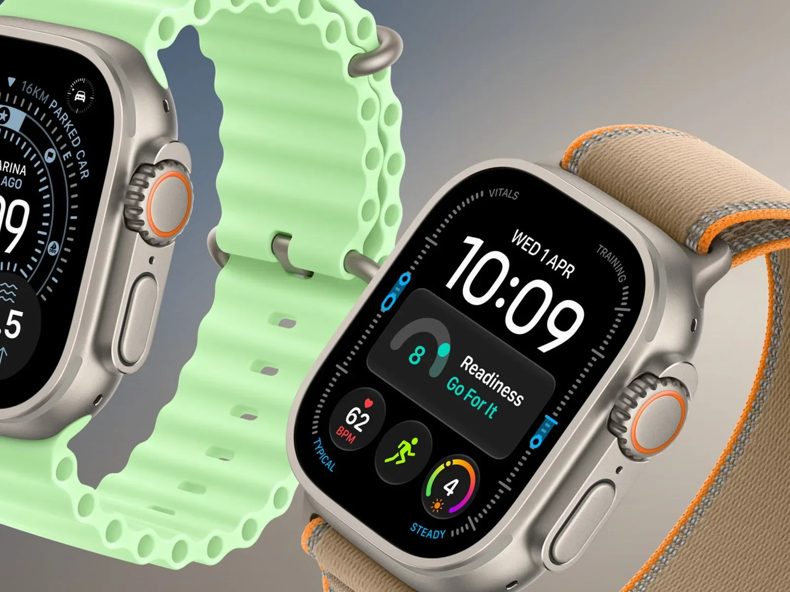 Apple Watch Ultra 3 used for an outdoor workout