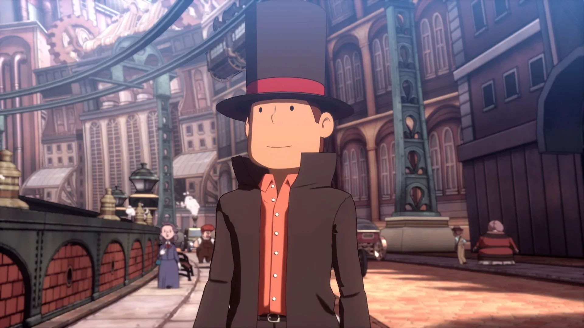 Level-5 showcase imagery for Professor Layton and the New World of Steam and Yo-kai Watch 2: Haunted Domain