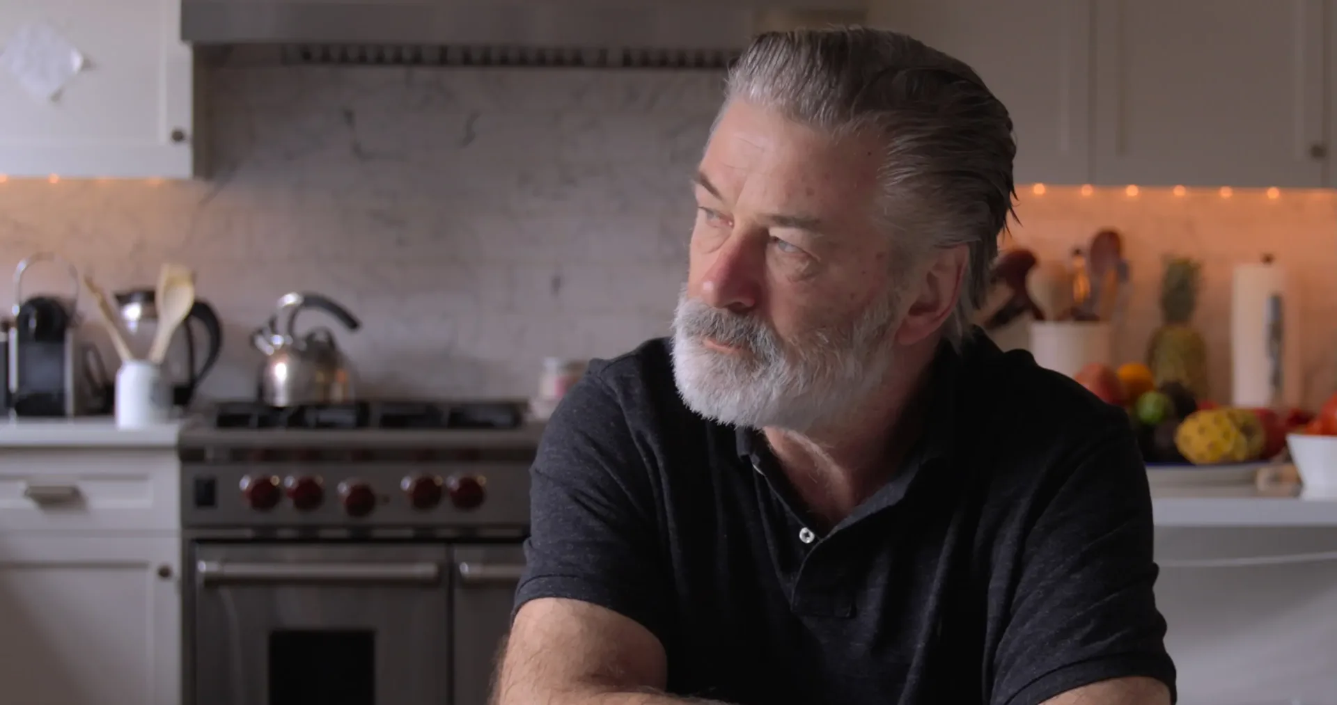 Alec Baldwin in a scene from The Trial of Alec Baldwin documentary trailer