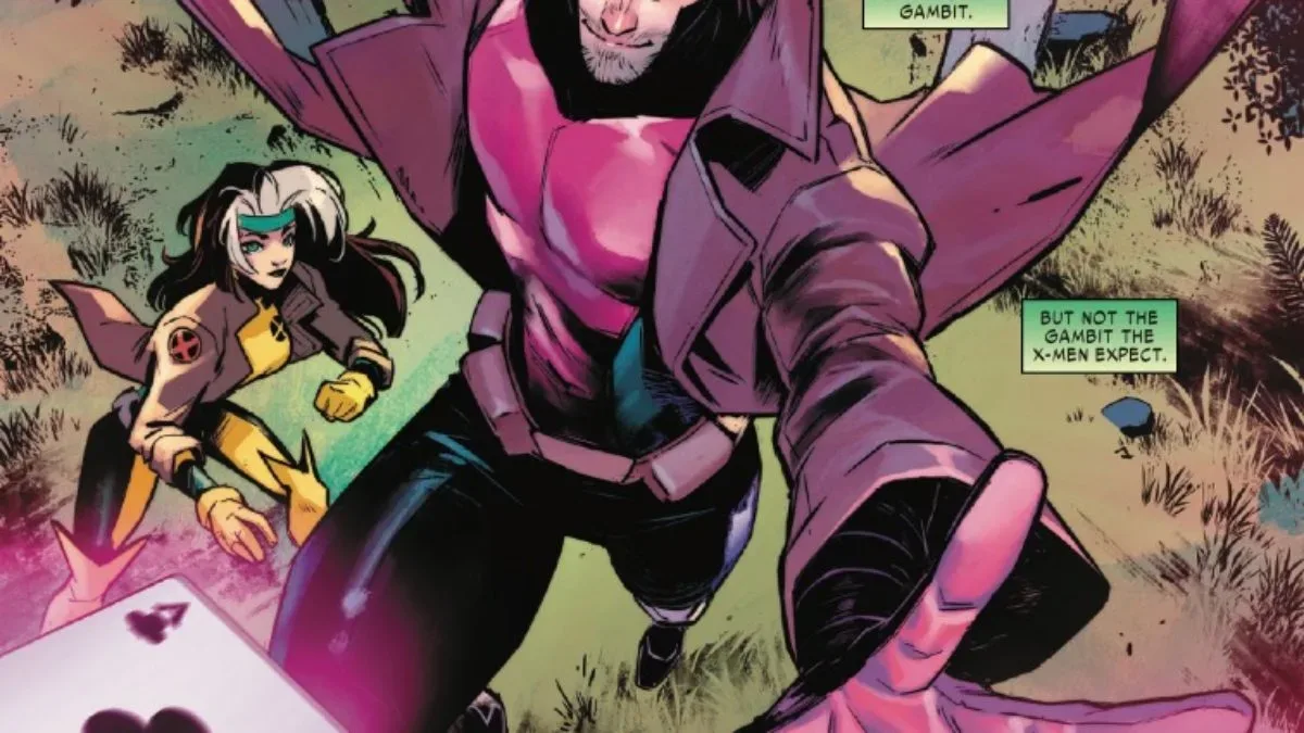 Gambit Gone #1 cover featuring Gambit