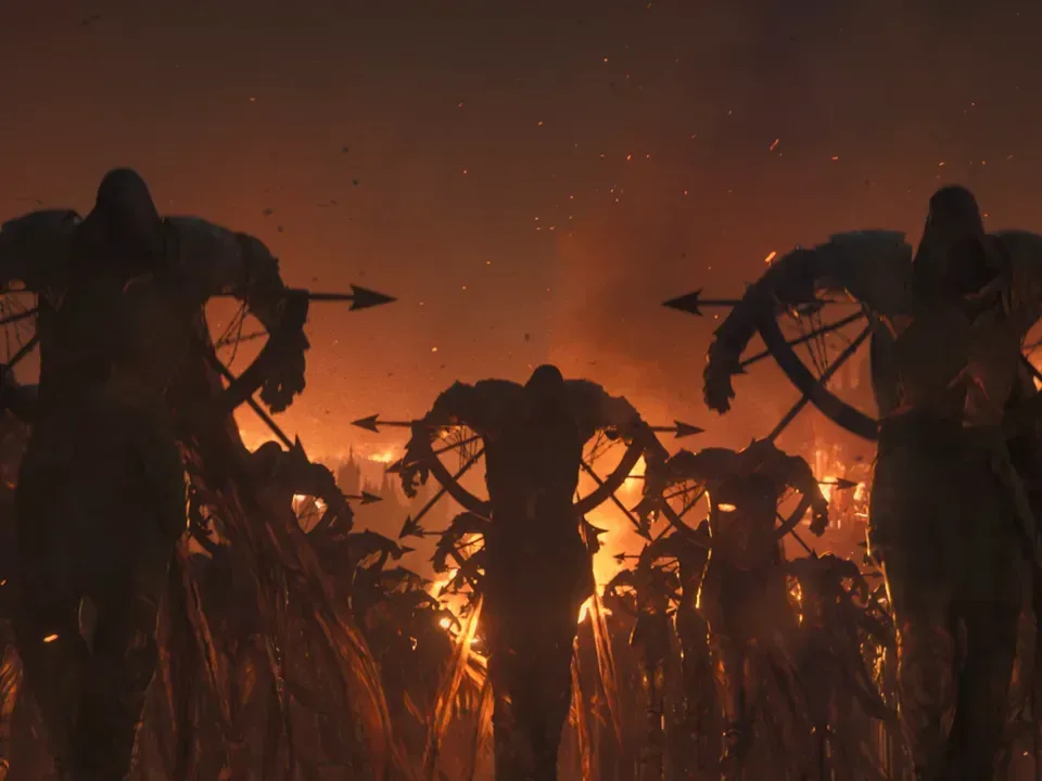 A ruined Sanctuary setting representing Diablo 5's post-victory premise