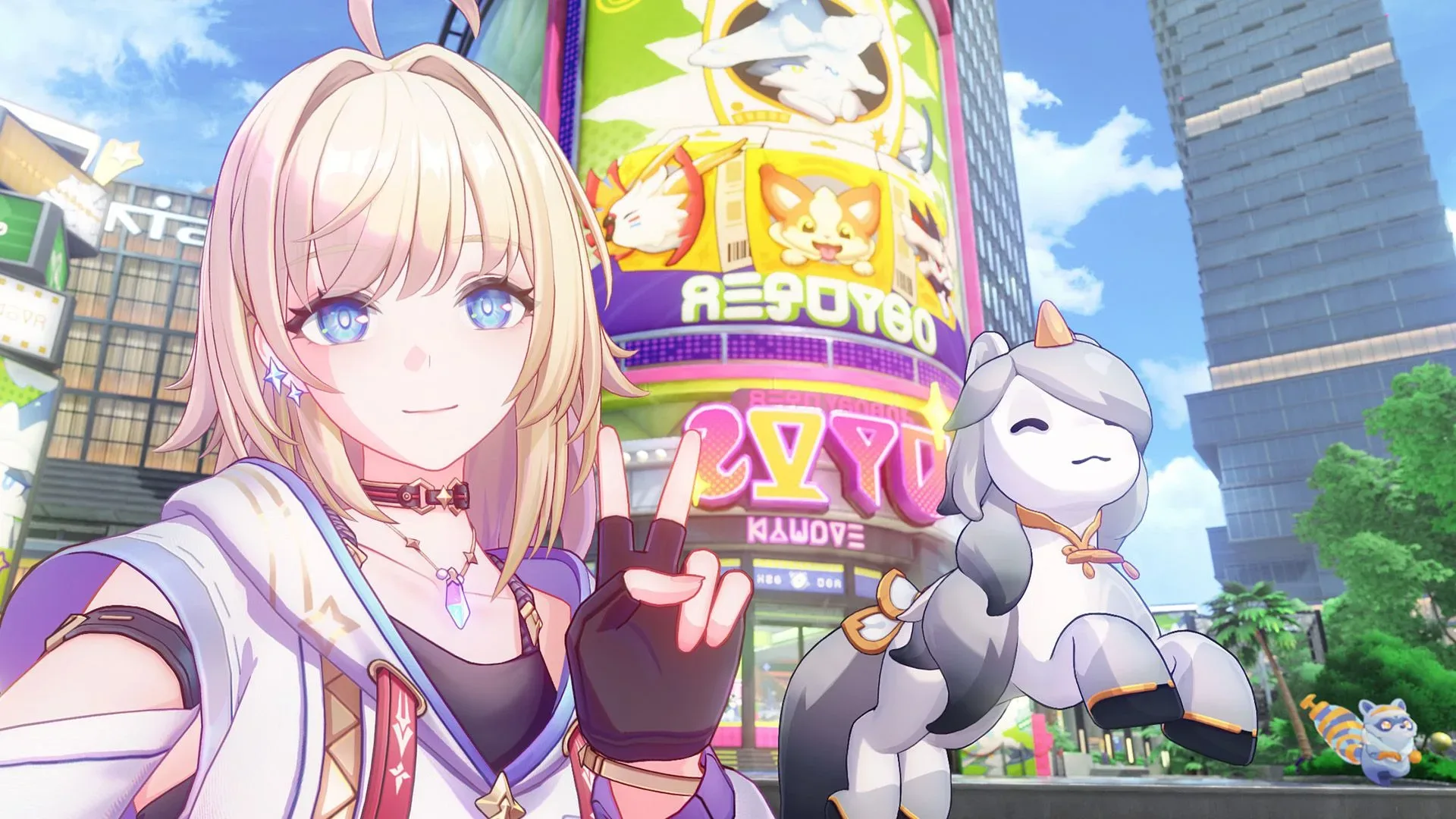 Donubi, Pupanoo, Puddlipup and other Anima in Honkai: Nexus Anima