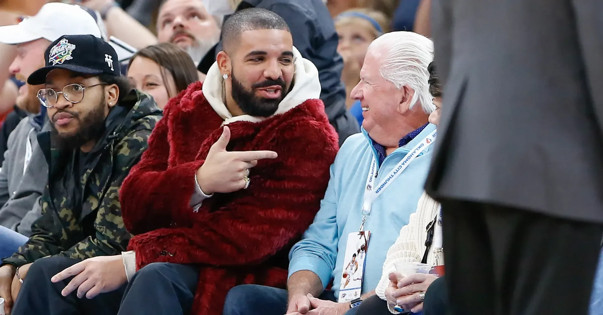 Drake and Pinkchyu in the “Princess” visual from the FOMO short film