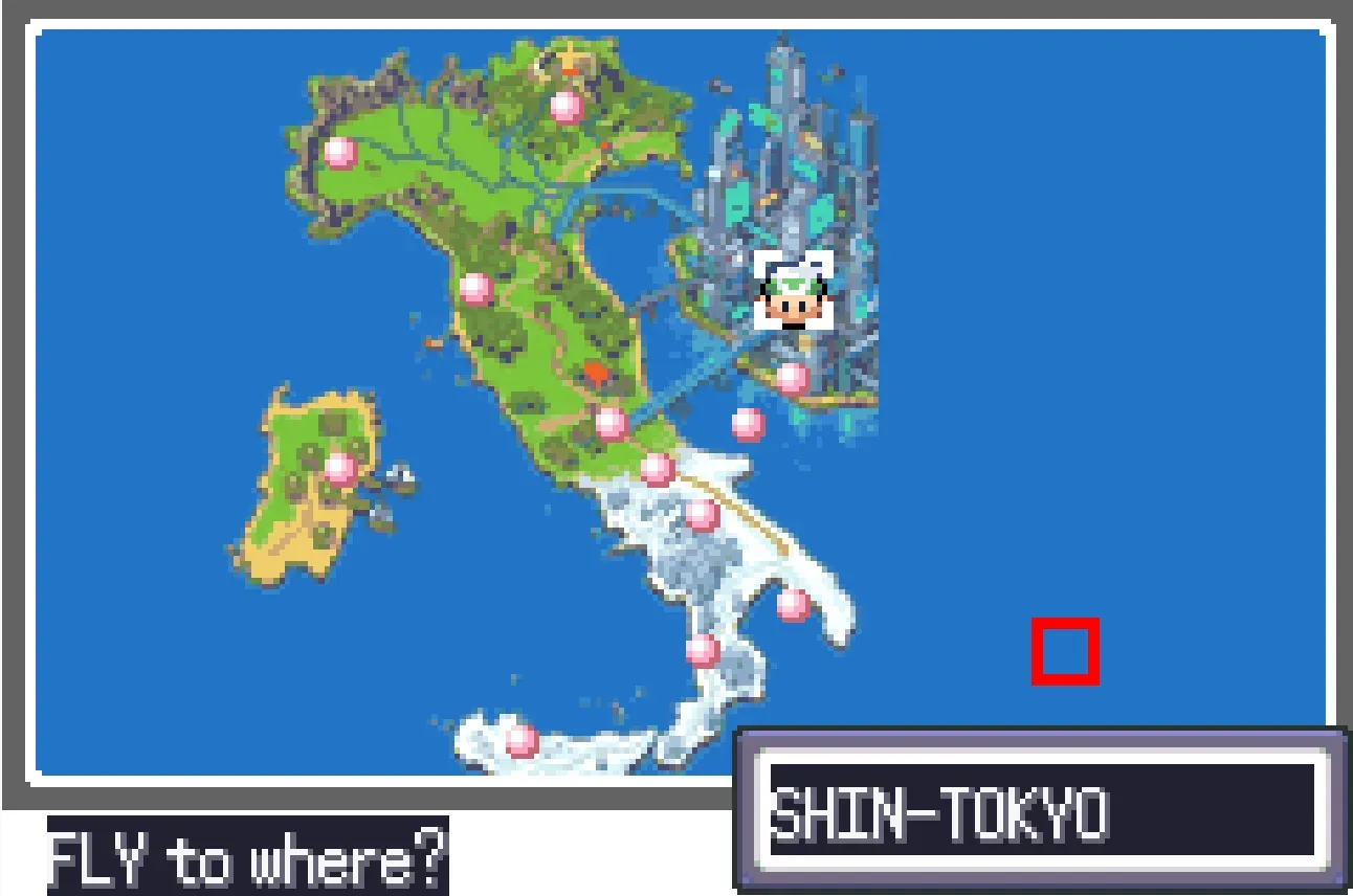 A Shadow Pokémon battle scene from Pokémon Wishes of Tomorrow