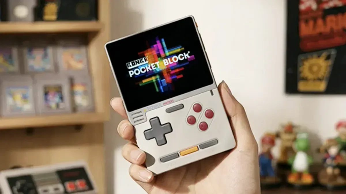 AYANEO KONKR Pocket Block compact vertical Android handheld