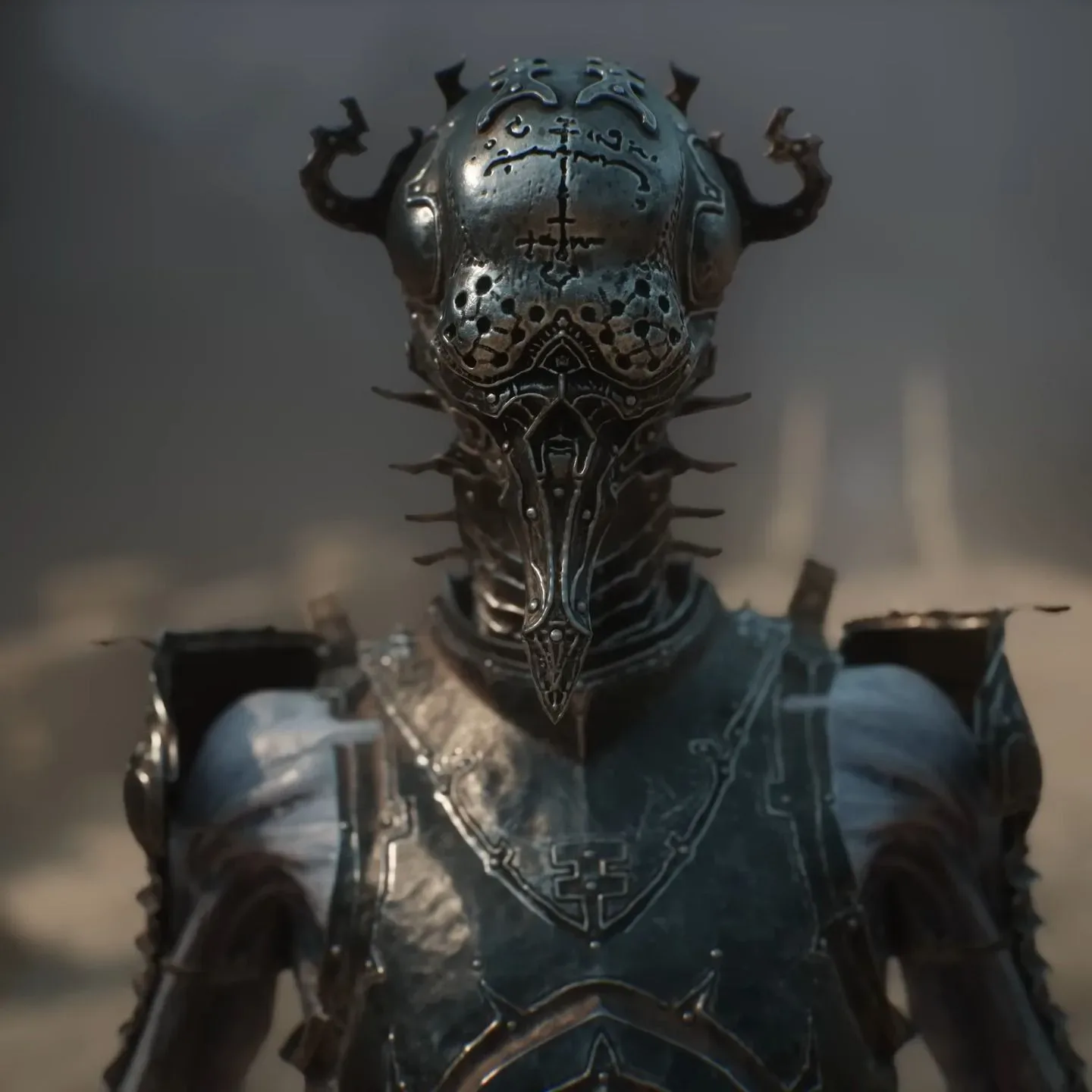 Mortal Shell 2 early-game beacon chest tied to weapon upgrade progression