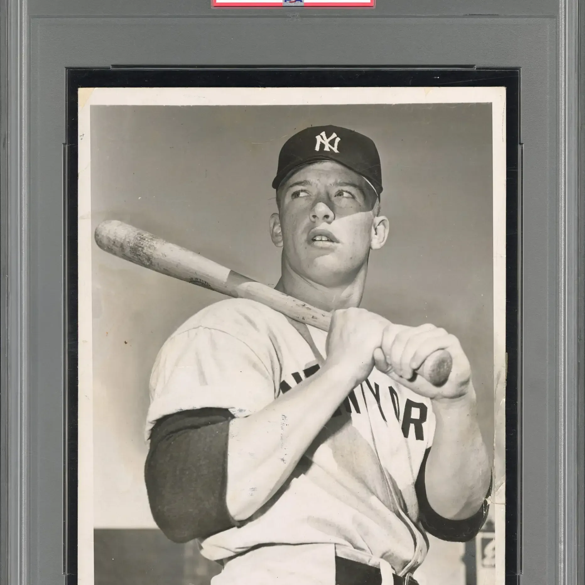 Original Photo Behind 1952 Topps Mickey Mantle Card Sells Privately for Record $3 Million