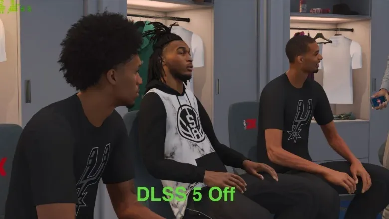 NBA 2K27 with DLSS 5 turned off.