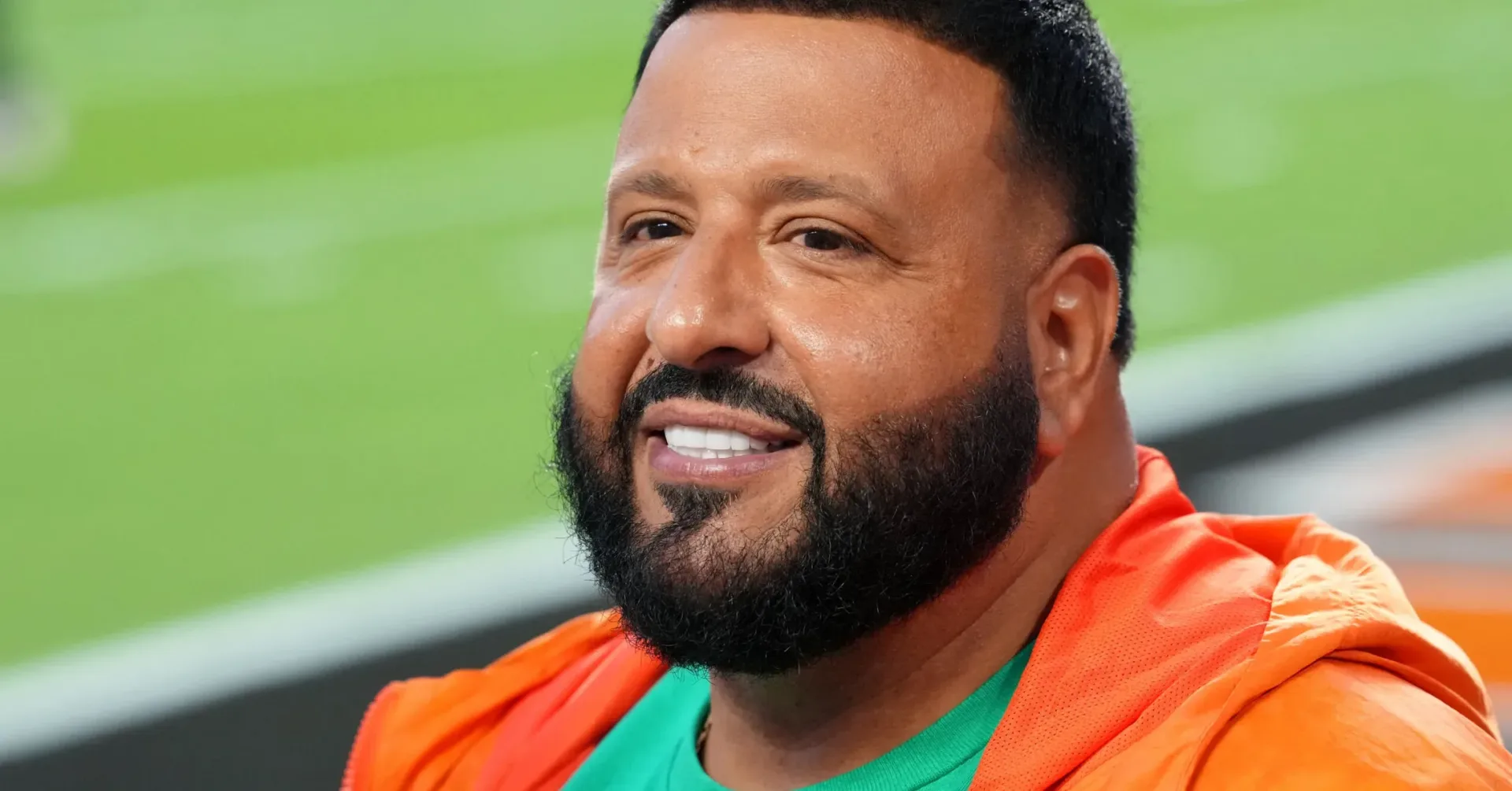 DJ Khaled speaking with fans about his favorite rappers