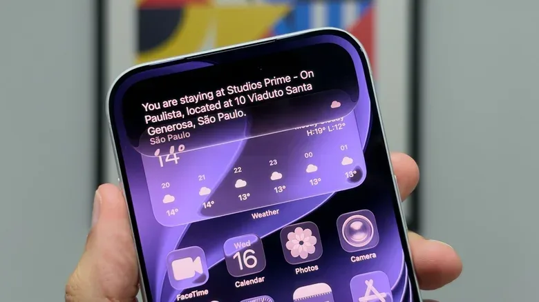 Siri interface representing Apple Intelligence personal-context search