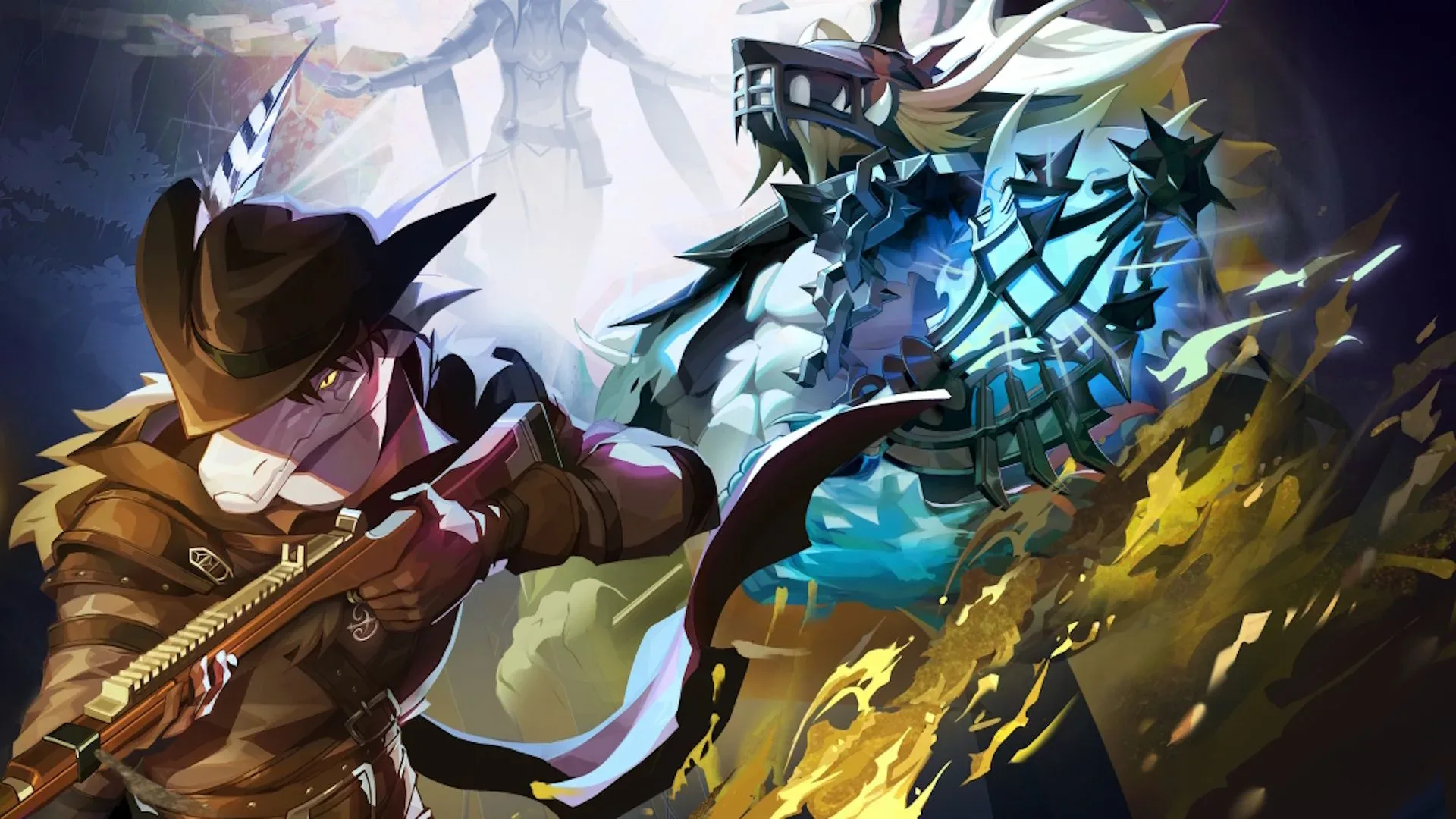 Shape of Dreams action roguelike combat featuring playable characters