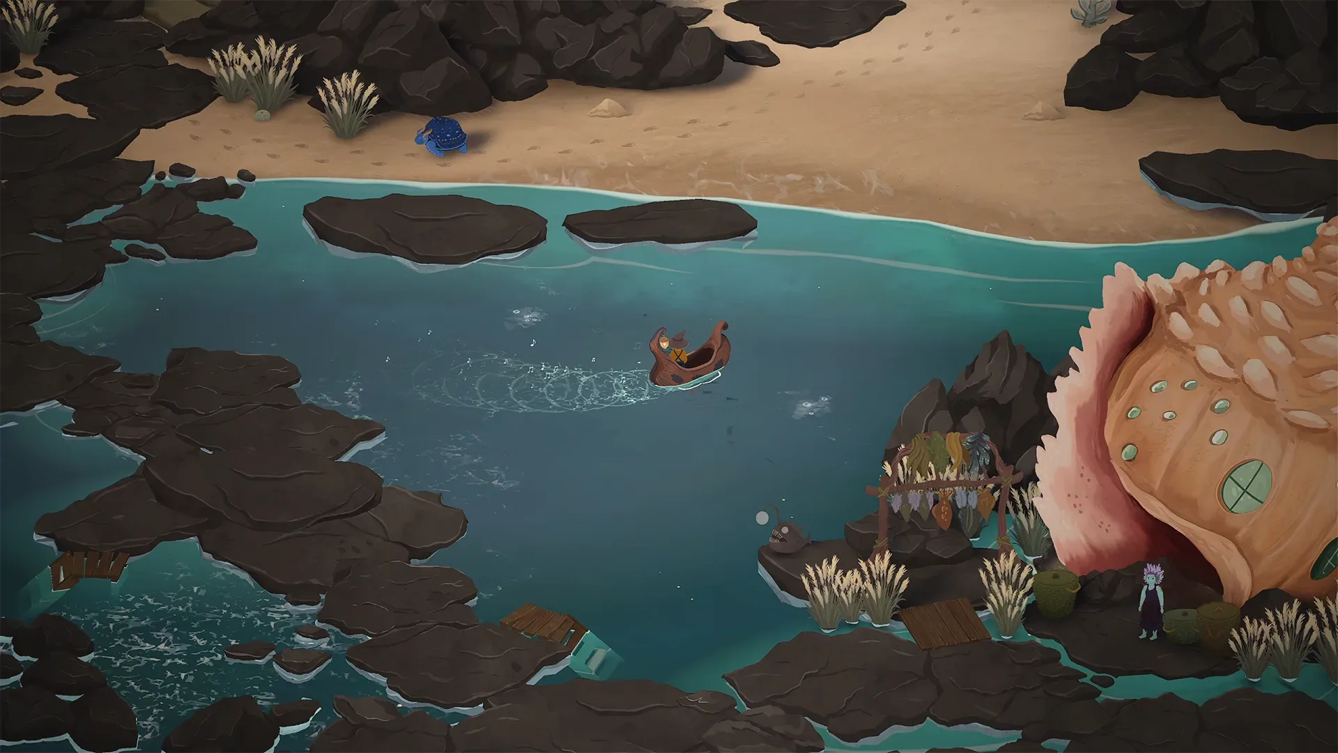 A student uses musical magic in Songs of Glimmerwick