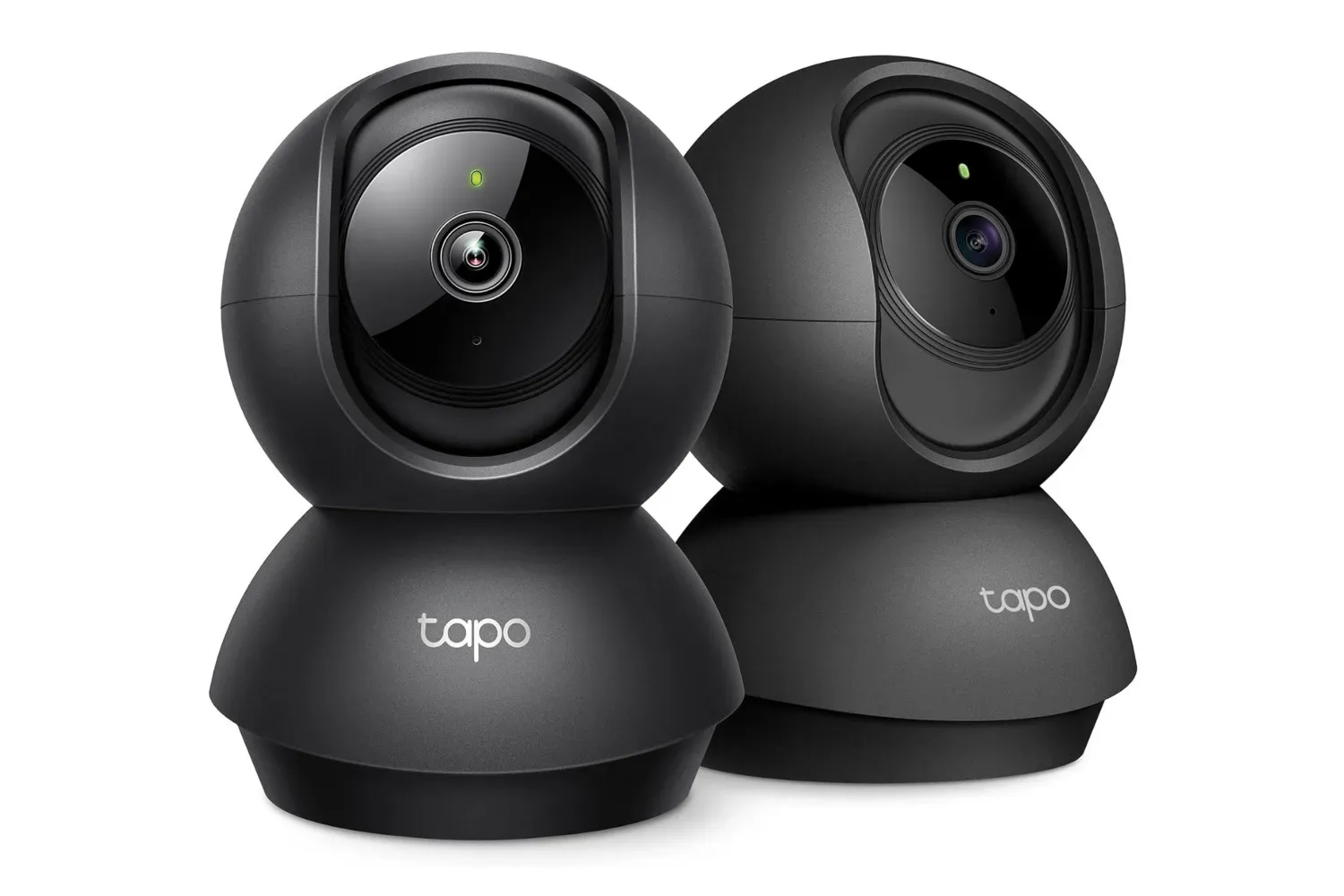 Black Tapo 2K pan and tilt indoor security camera