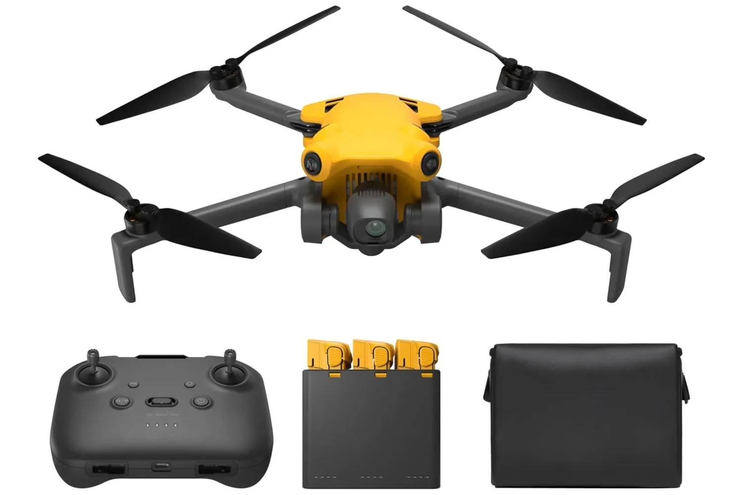 SKYROVER X1 Combo camera drone in yellow and black