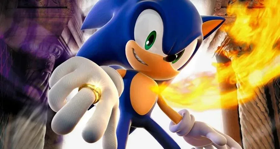 Sonic runs through an updated Arabian Nights-inspired environment in Project Reignition