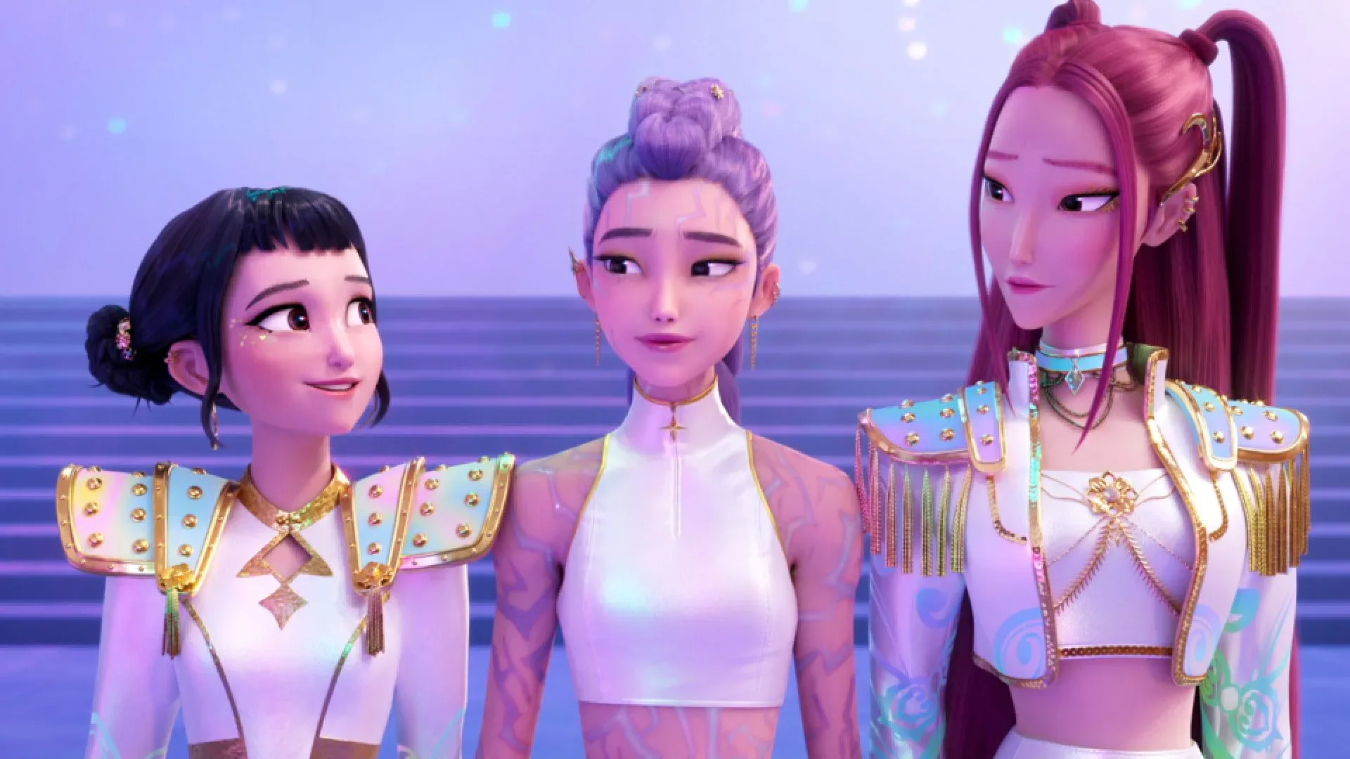 KPop Demon Hunters promotional artwork representing the record-setting Netflix animated film