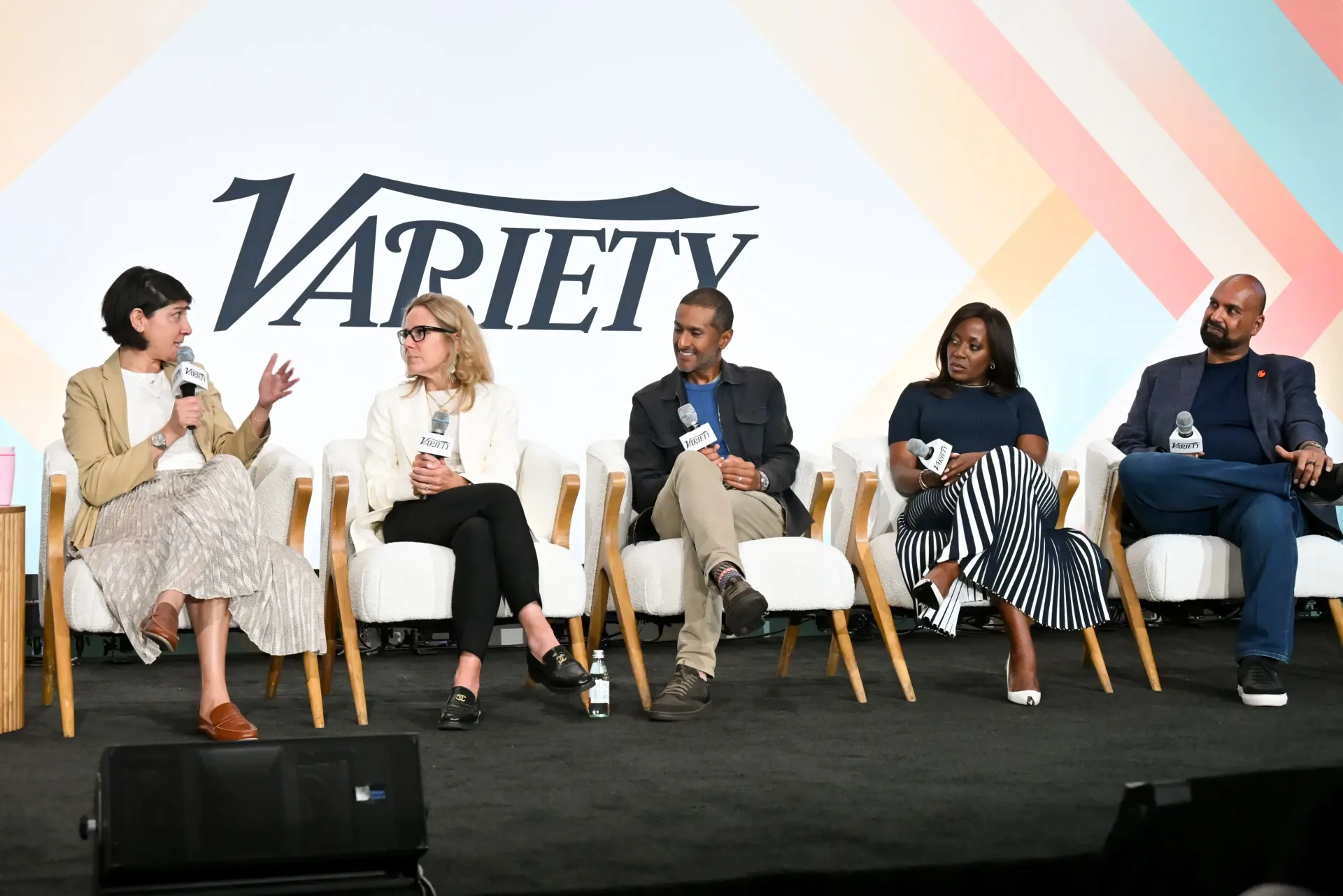 Entertainment executives discuss television, streaming, AI and audience strategy on a Los Angeles panel