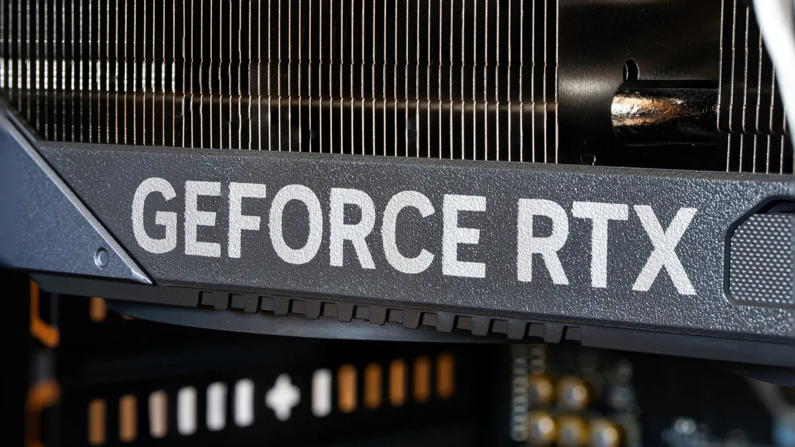 Graphics card installed in a desktop PC, illustrating the importance of VRAM capacity for modern games