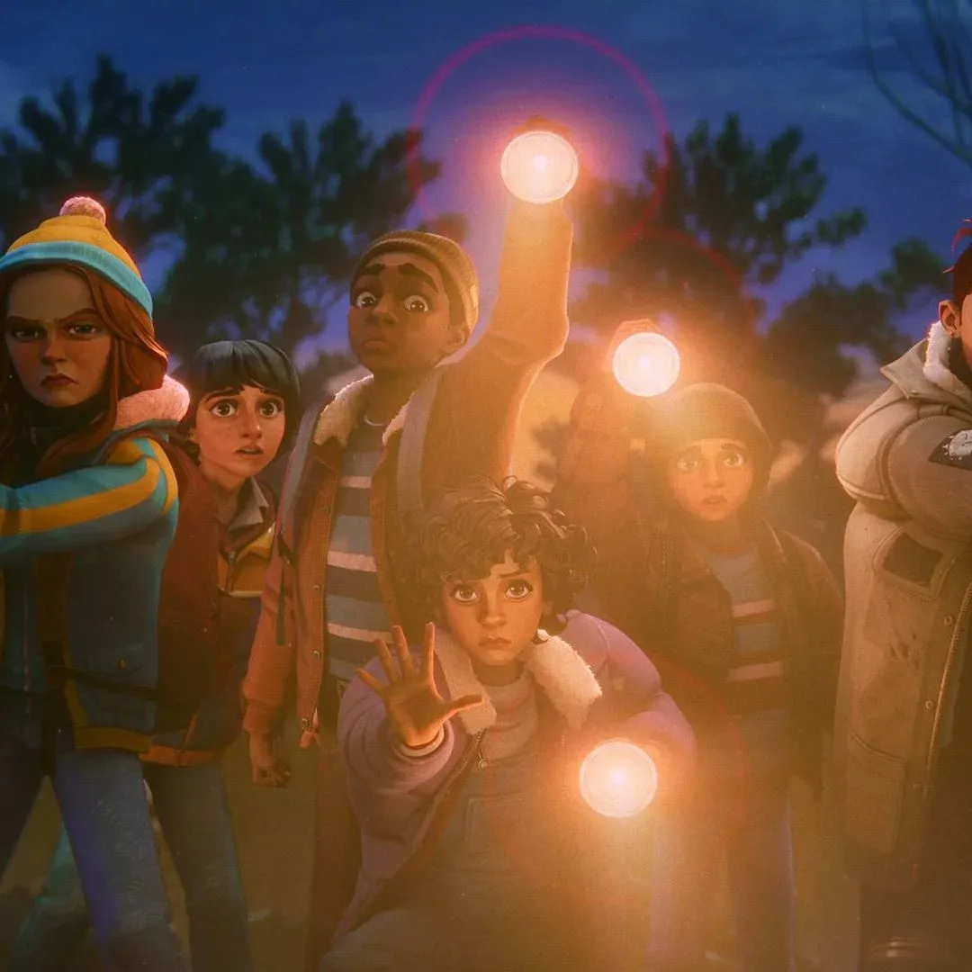 Stranger Things: Tales from ’85 season 2 supernatural forest scene