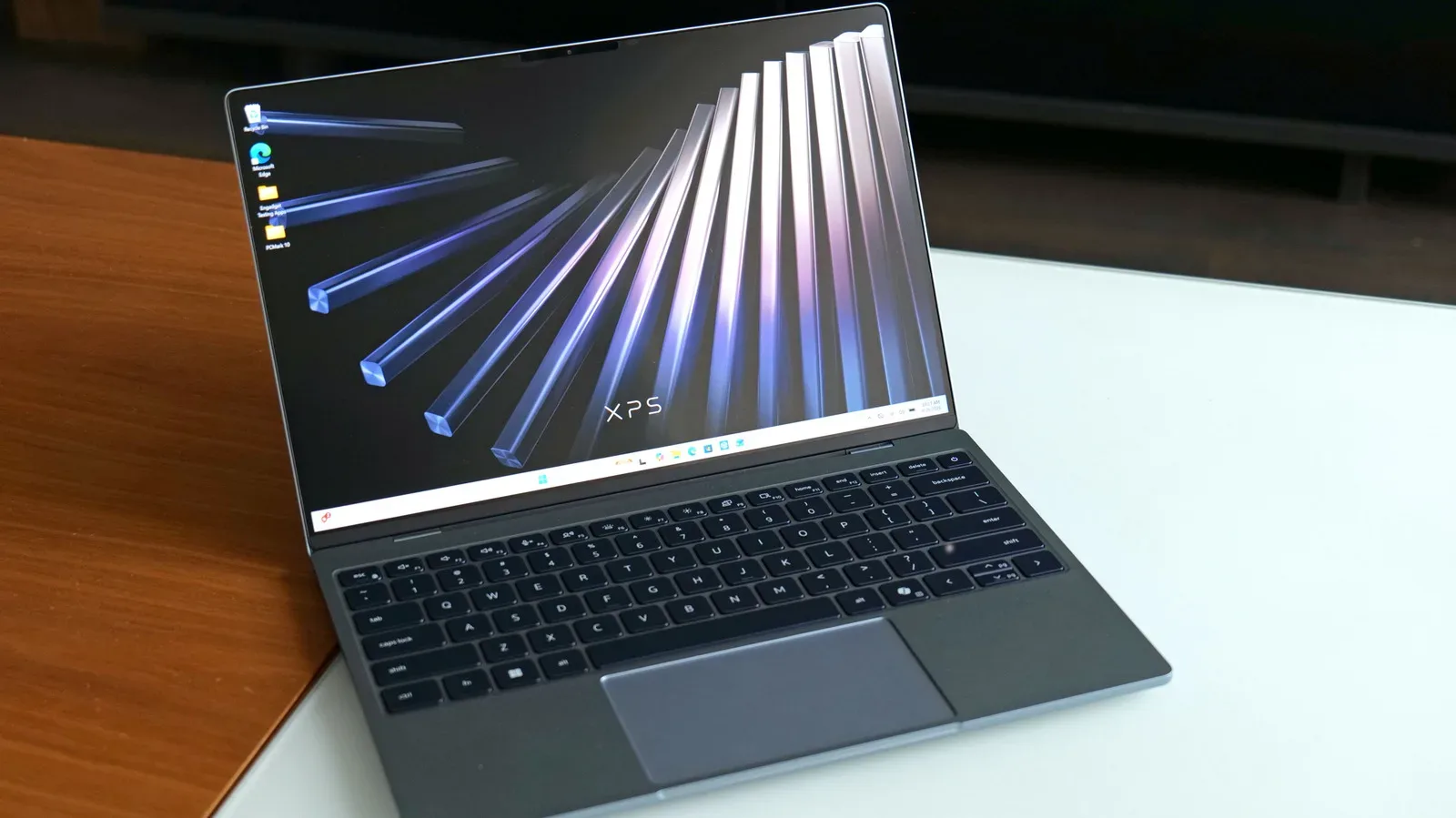 Dell XPS 13 laptop showing a Windows 11 desktop