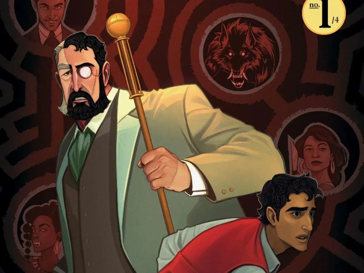 Cult of the Lamb Pilgrim hardcover graphic novel cover