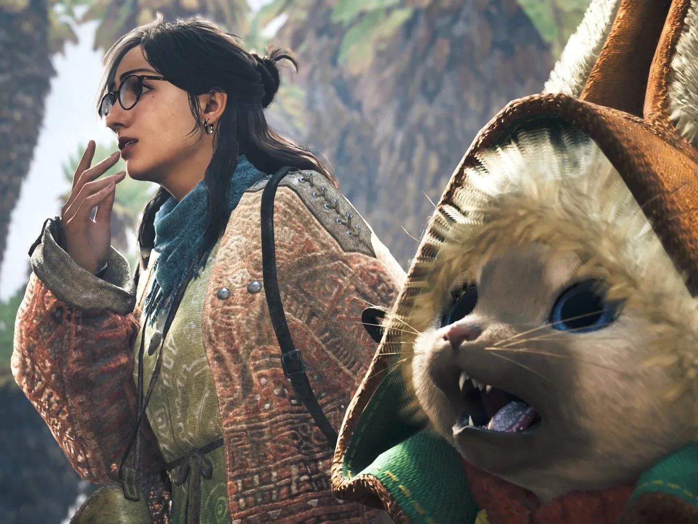 A hunter uses a Boost Bracer super attack during a Monster Hunter Wilds: Ascendance battle