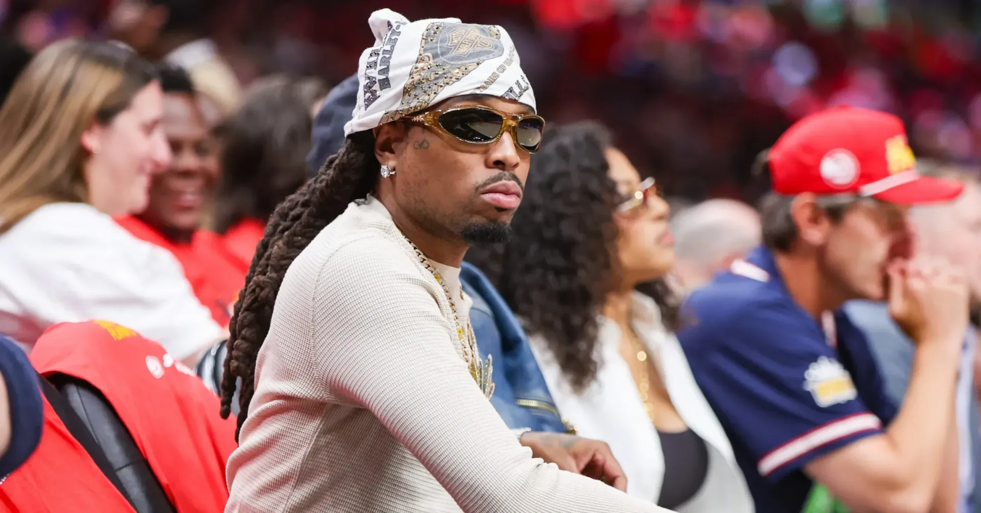 Quavo and Offset performing as Migos