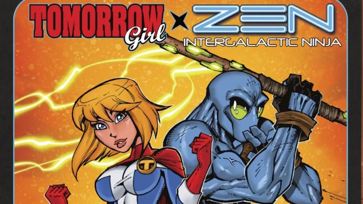 Tomorrow Girl X Zen The Intergalactic Ninja #1 crossover comic cover