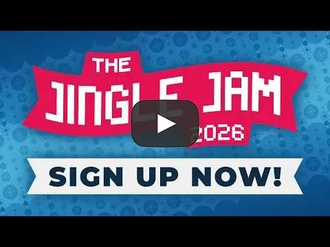 A creator fundraising page for Jingle Jam’s December 2026 charity campaign
