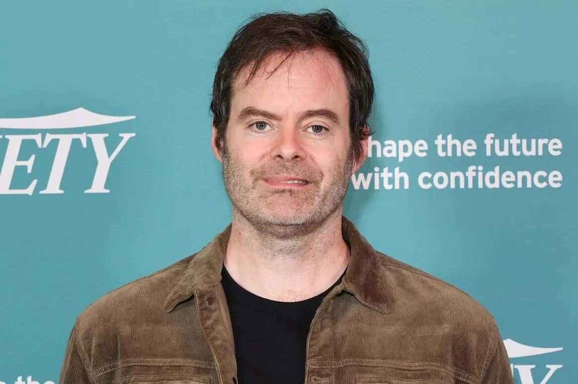 Bill Hader discussing filmmaking and artificial intelligence at an entertainment technology event