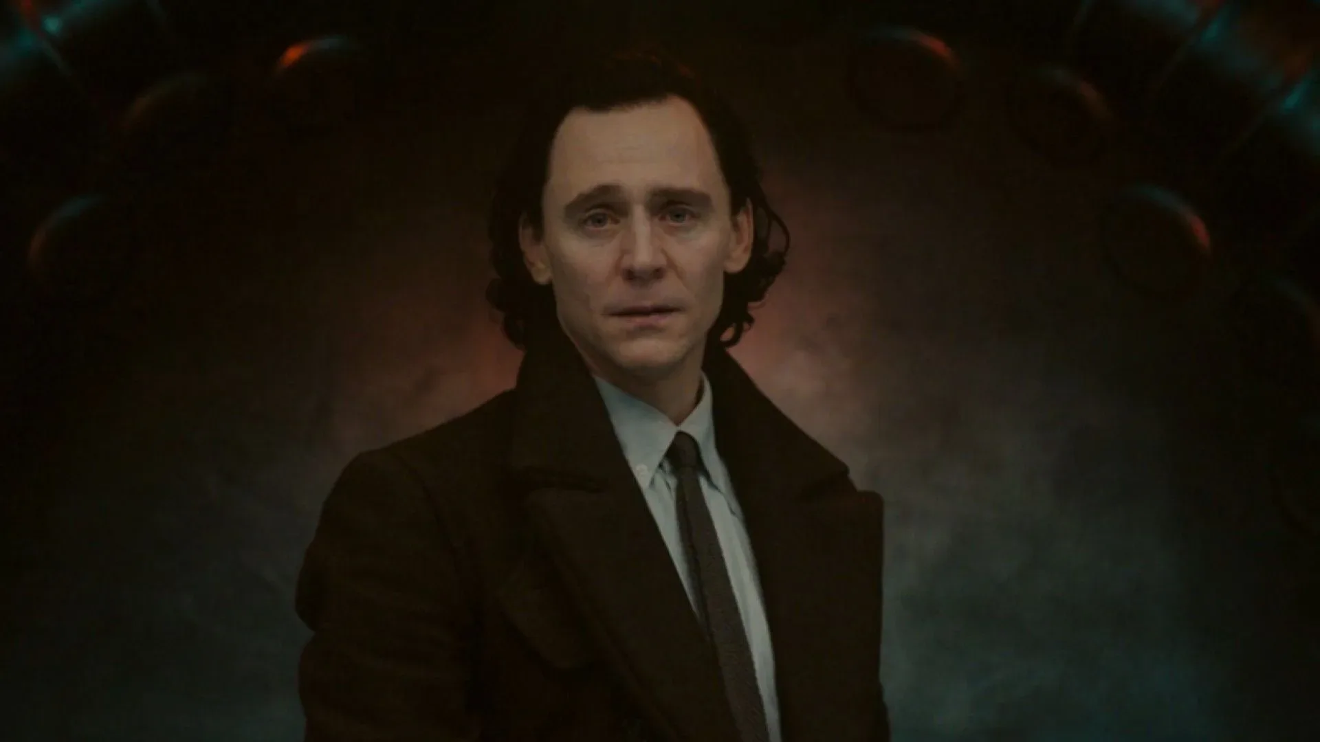 Loki standing at the doorway of Steve Rogers and Peggy Carter’s home in Avengers: Endgame Encore footage