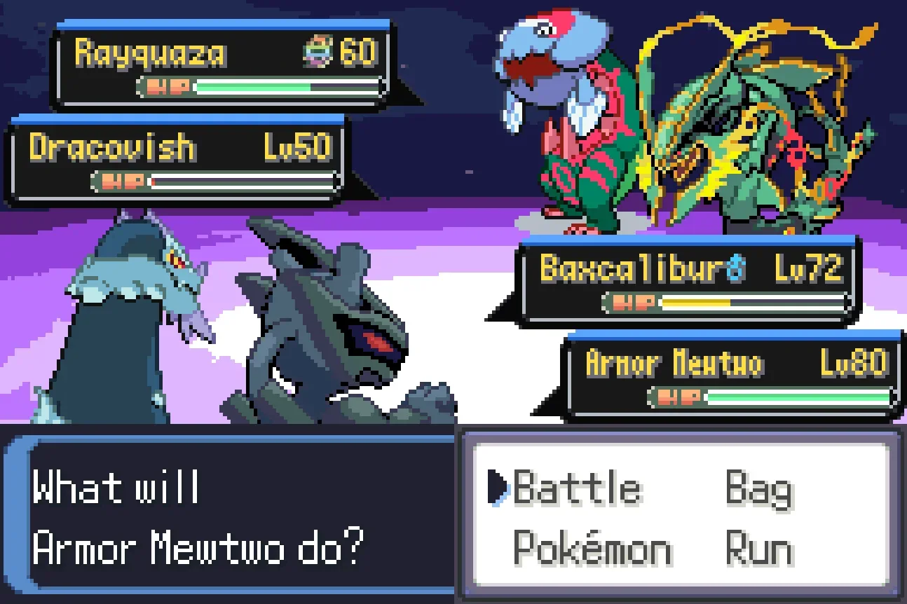 Pokémon Wishes of Tomorrow character portrait and quest interface
