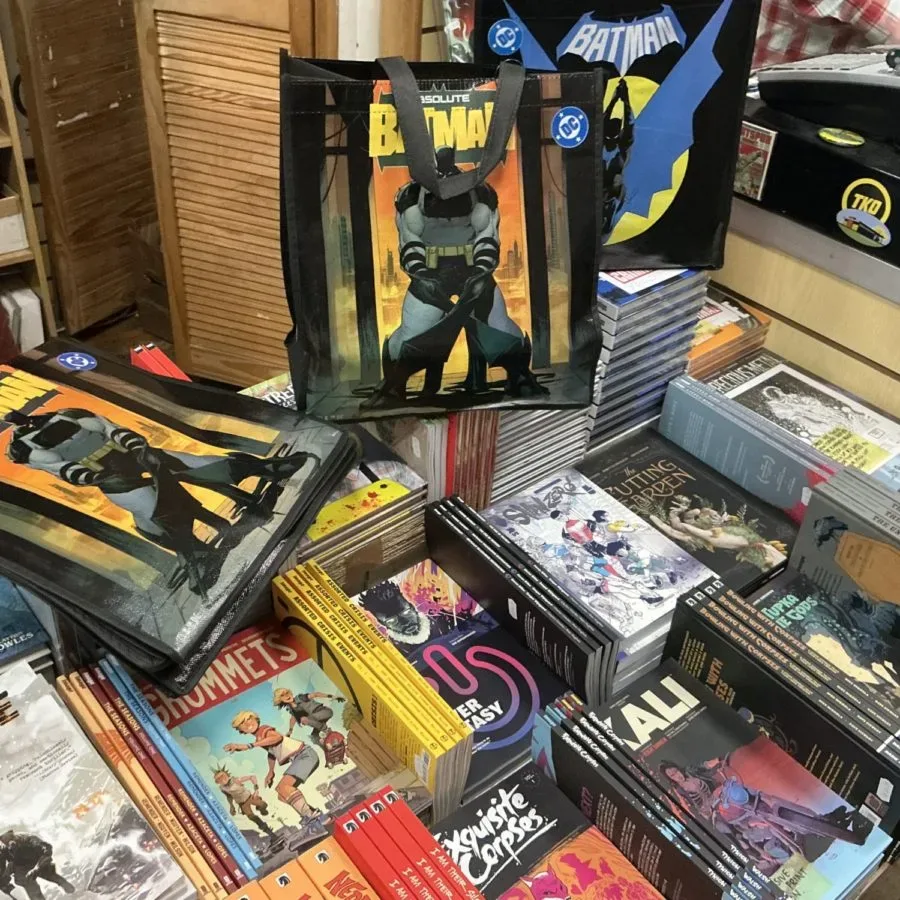 Comics, manga and tabletop games in a specialist retail setting