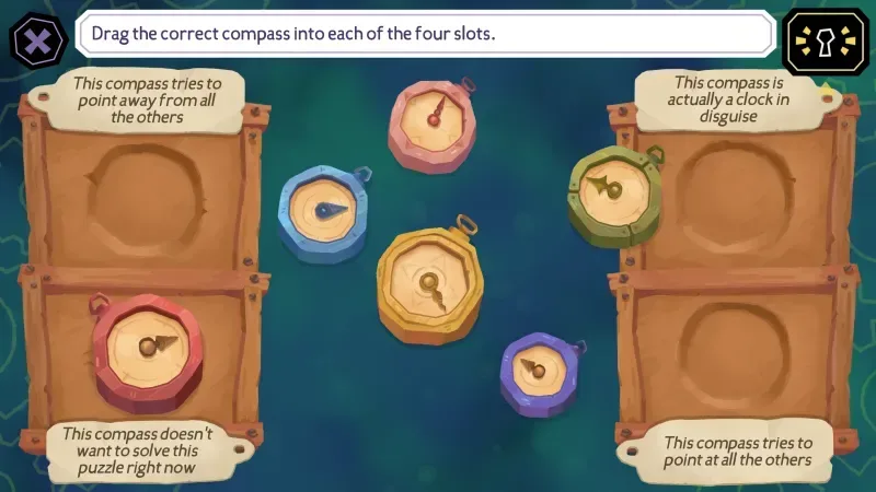 A 3D puzzle from The Mermaid Mask detective adventure