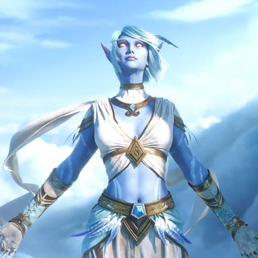 World of Warcraft: Forever character creation discussion centered on the Skyborne race