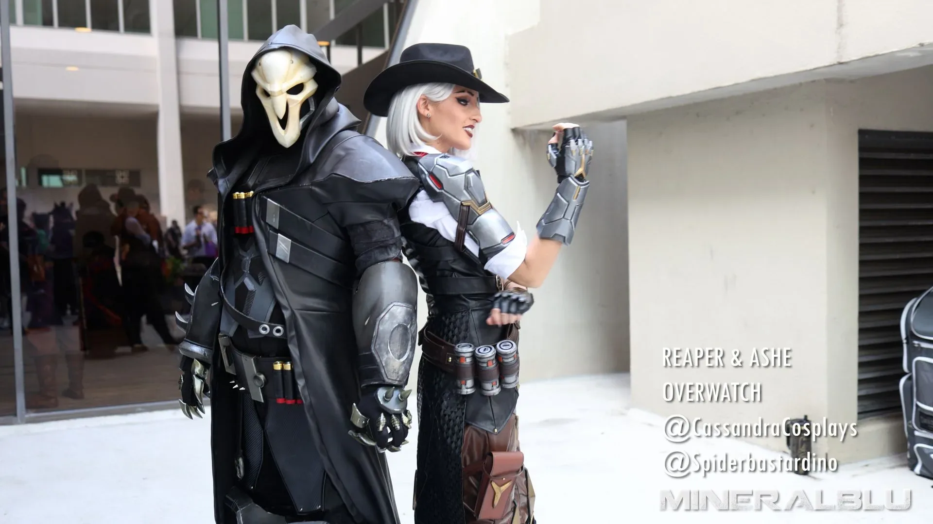 Fallout 1776 cosplay featuring a mushroom-cloud hairstyle