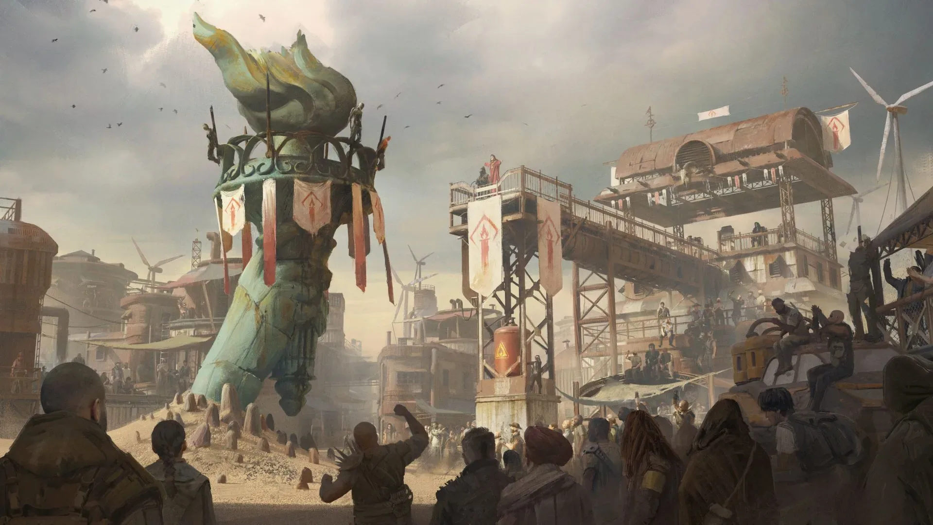 A post-nuclear settlement in Afterworld