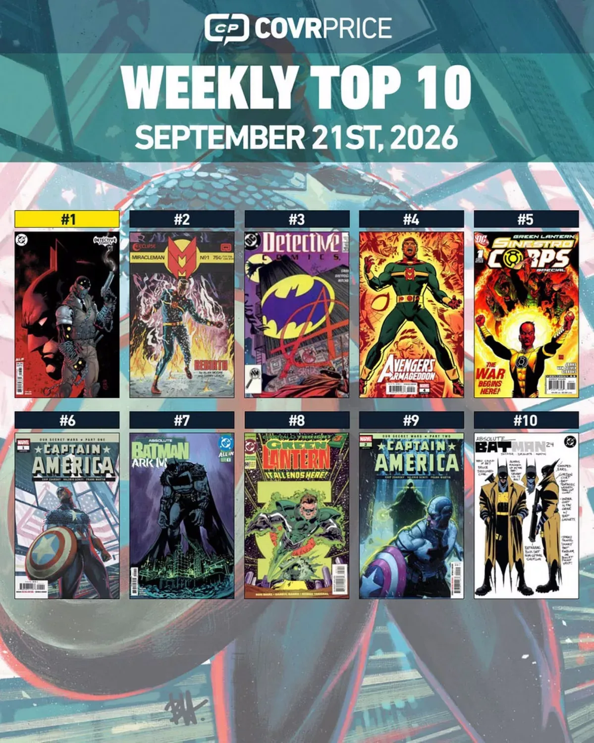 The Top Ten Hottest Comics This Week