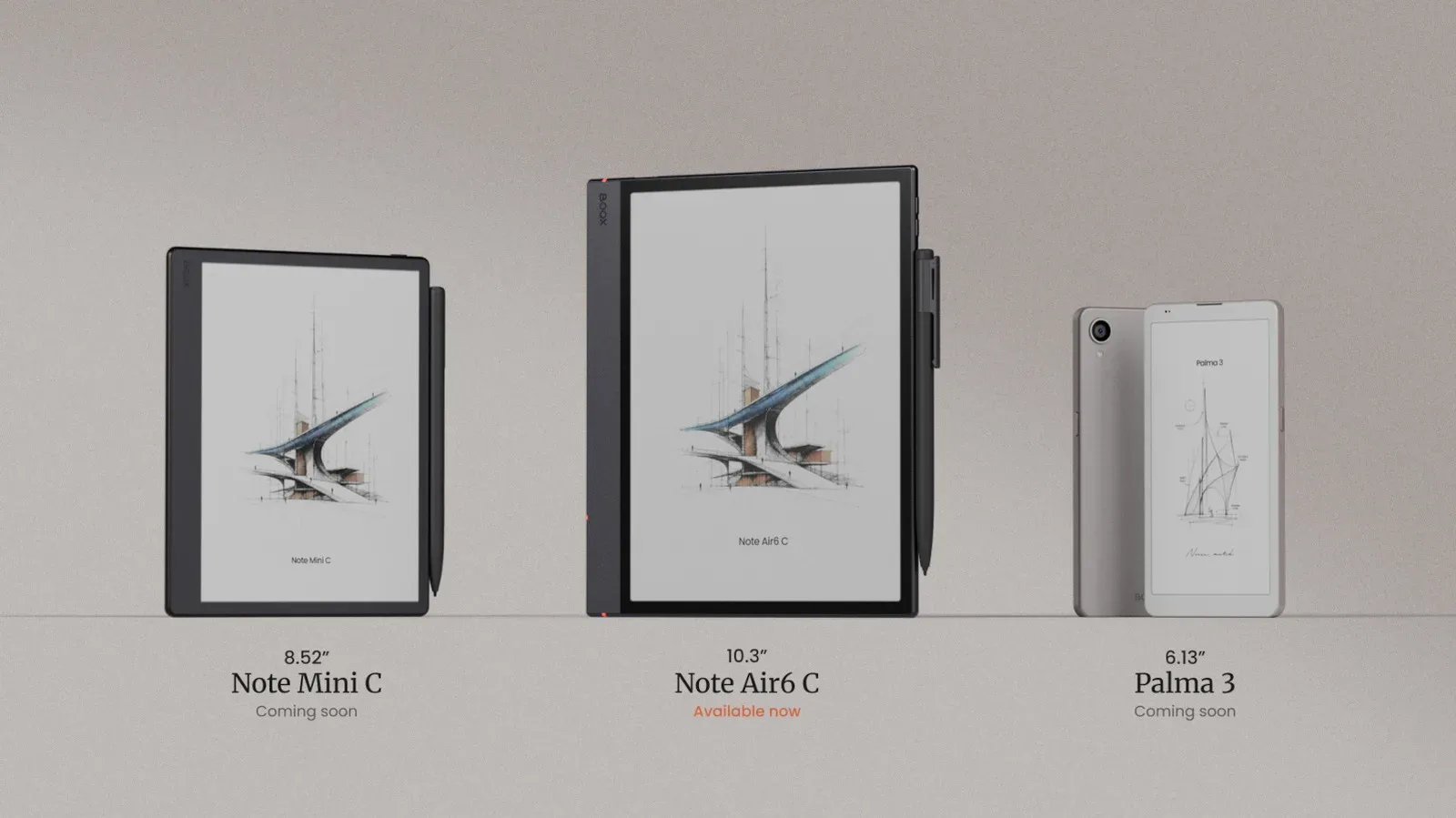 Boox Palma 3 compact E Ink reader with a 6.13-inch display