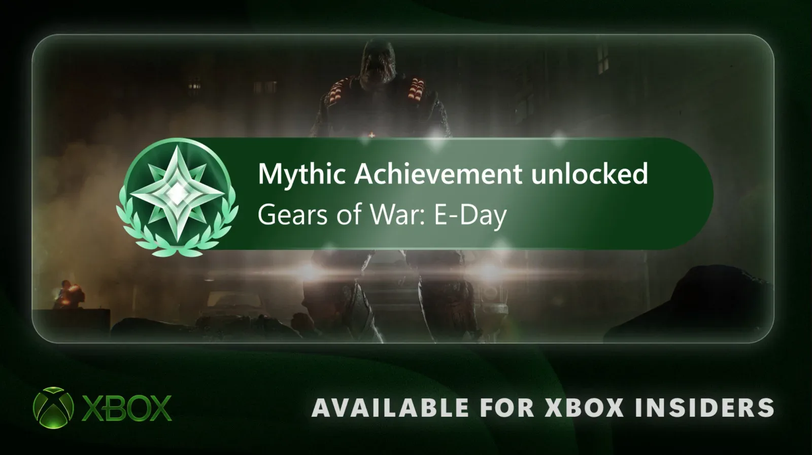 Xbox profile Gaming tab showing Mythic Achievement completion status